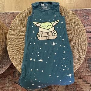 New NWOT. Little Sleepies Star Wars Grogu Baby Yoda Sleep Sack 0-6M Seasonless